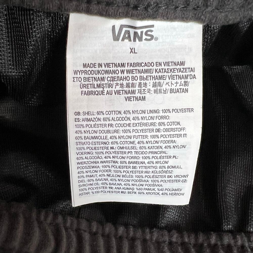VANS 6" Swim Trunks Relaxed Fit 17" Outseam in Solid Black Men's XL - Picture 13 of 13